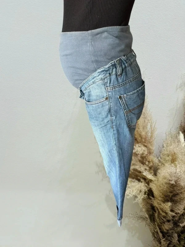 Jeans cortos de embarazo Calinkalin T38/M azul – photo 3